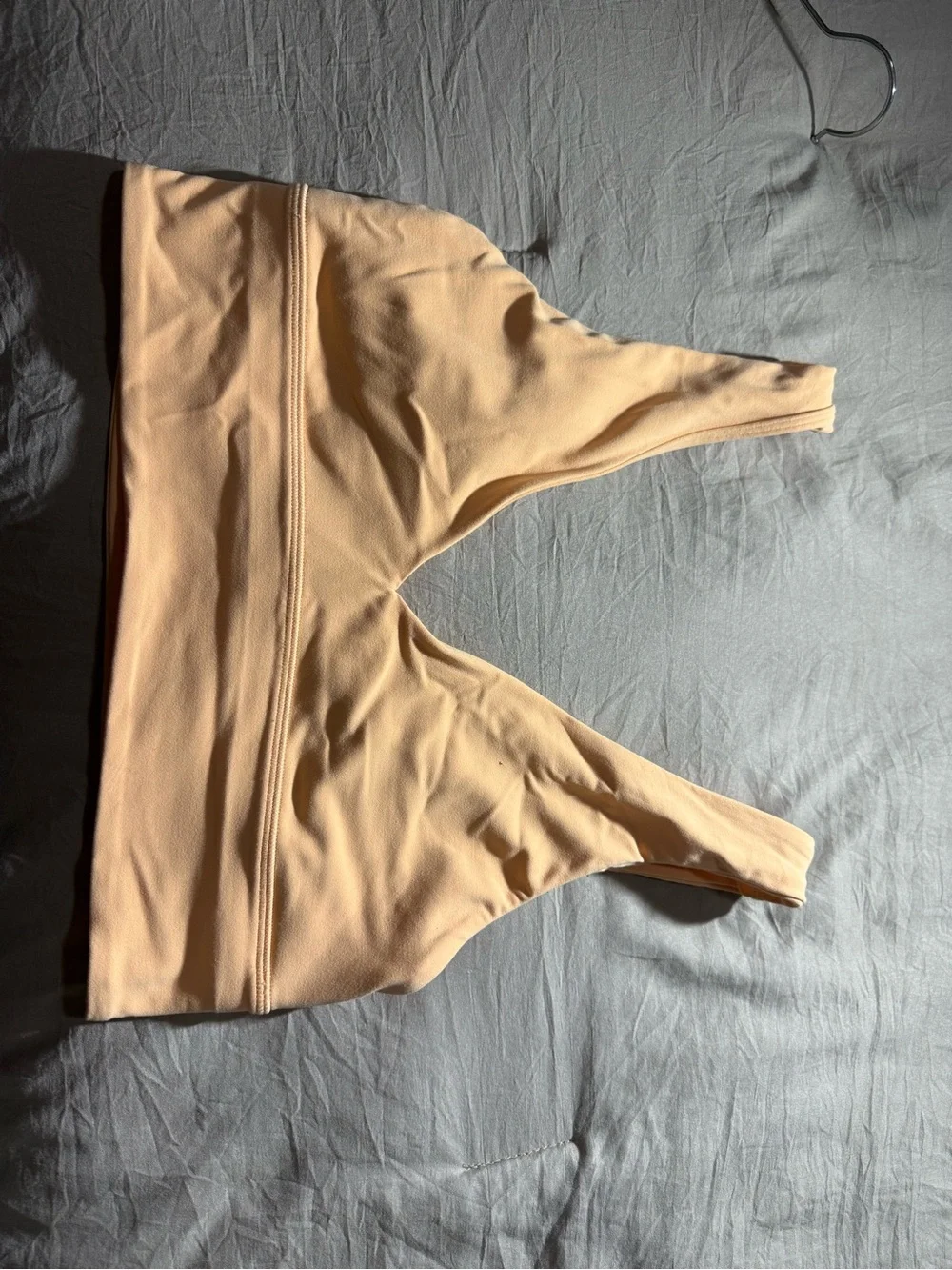 lululemon athletica Peach/Light Orange Crop Sports Bra